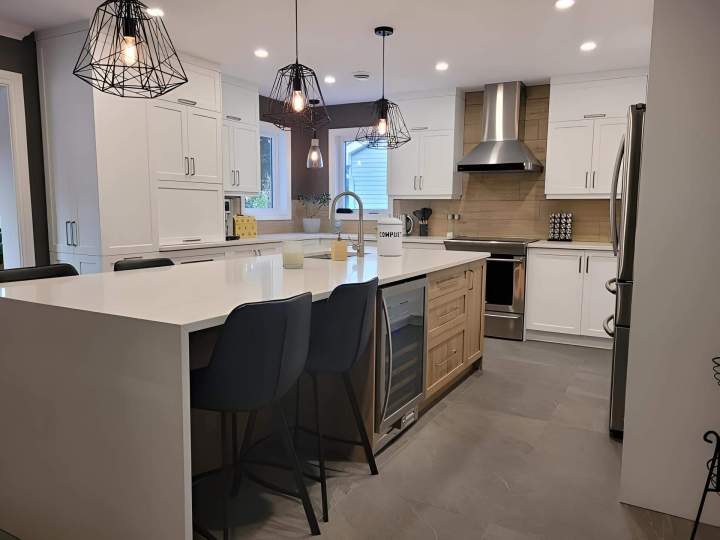 Conception et aménagement de cuisine personnalisée Saint-Colomban