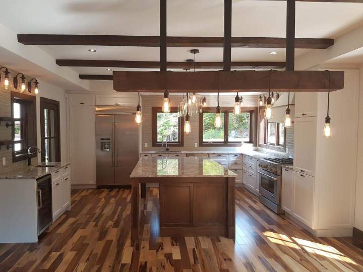 Fabrication de cuisine en bois Saint-Colomban